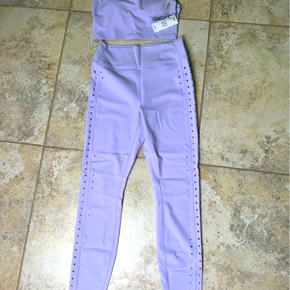 Gigi C super stylish gym outfit